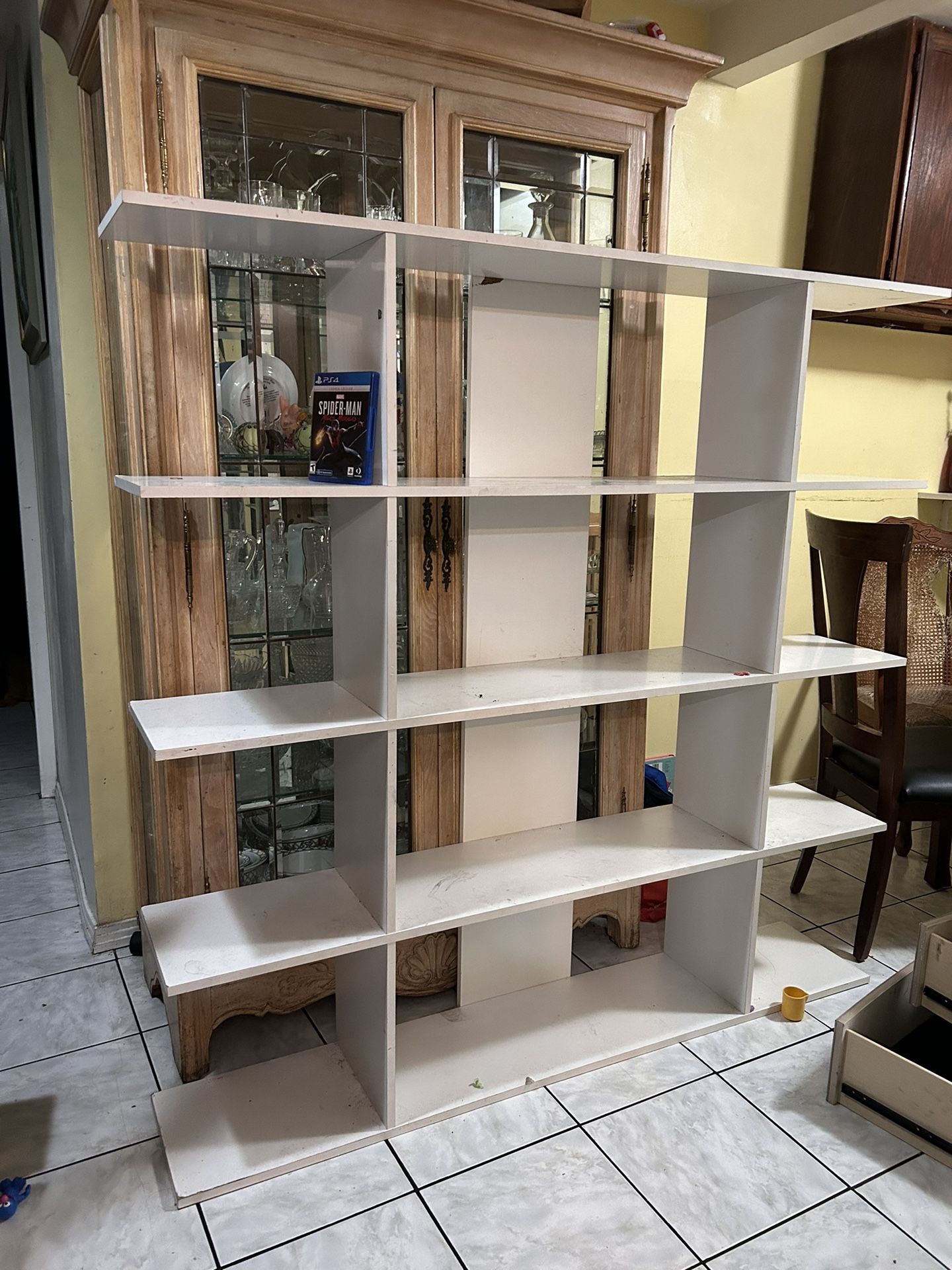 White Book Shelf