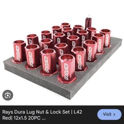 Rays Lugnuts 12x1.5 20pcs