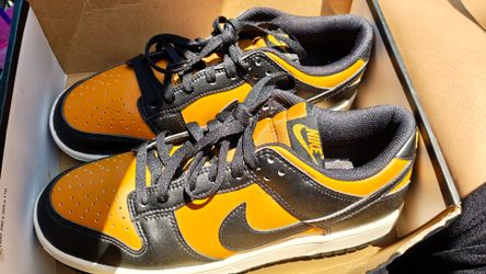 Nike Dunk Low Black and Gold Sneakers