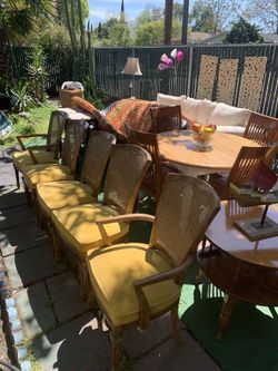 Five vintage chairs