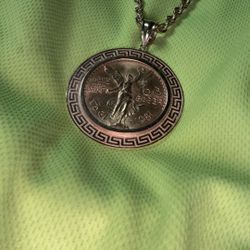 50 Pesos , Centenario 22k With Greek Bizel
