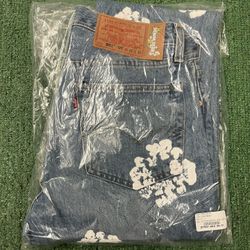 Levi’s X Denim Tears THE COTTON WREATH JEAN LIGHT WASH