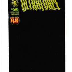 ULTRAFORCE: INFINITY #00 (1995) BLACK COVER | TRADE DRESS 
