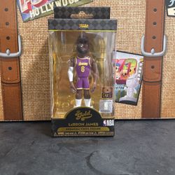 LeBron James Funko Gold