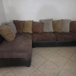 Brown Sectional
