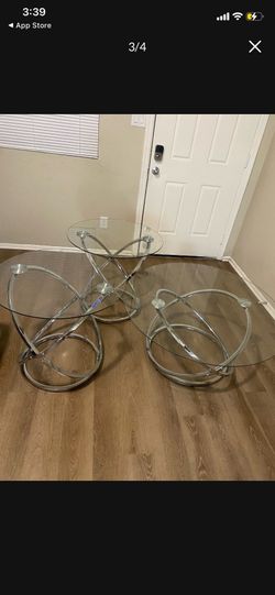 Living room 3pc glass set