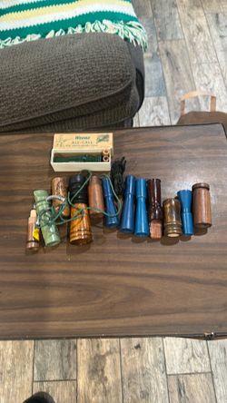 All duck call 13 pieces Duck call wood duck tone board do it