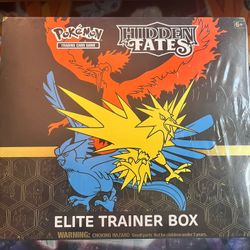Pokemon SEALED Hidden Fates Elite Trainer Box