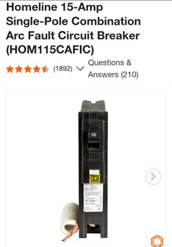 Square D HOM115CAFI AFCI