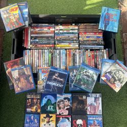 Over 300 Movies Dvds & Blu-ray’s 