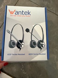new/open-box Wantek A600F call center/office headset