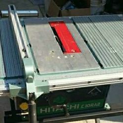Hitachi Table Saw And Great Condition
