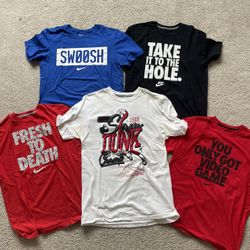 Nike & Jordan Basketball T-Shirt Lot (5) Men’s Large