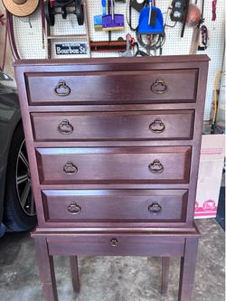 Mahogany Silverware Chest or repurpose for other use