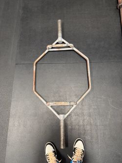 Olympic Hexagon Deadlift Trap Bar with Folding Grips Powerlifting