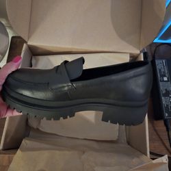 Patina Women's Leather Loafers Size 8.5