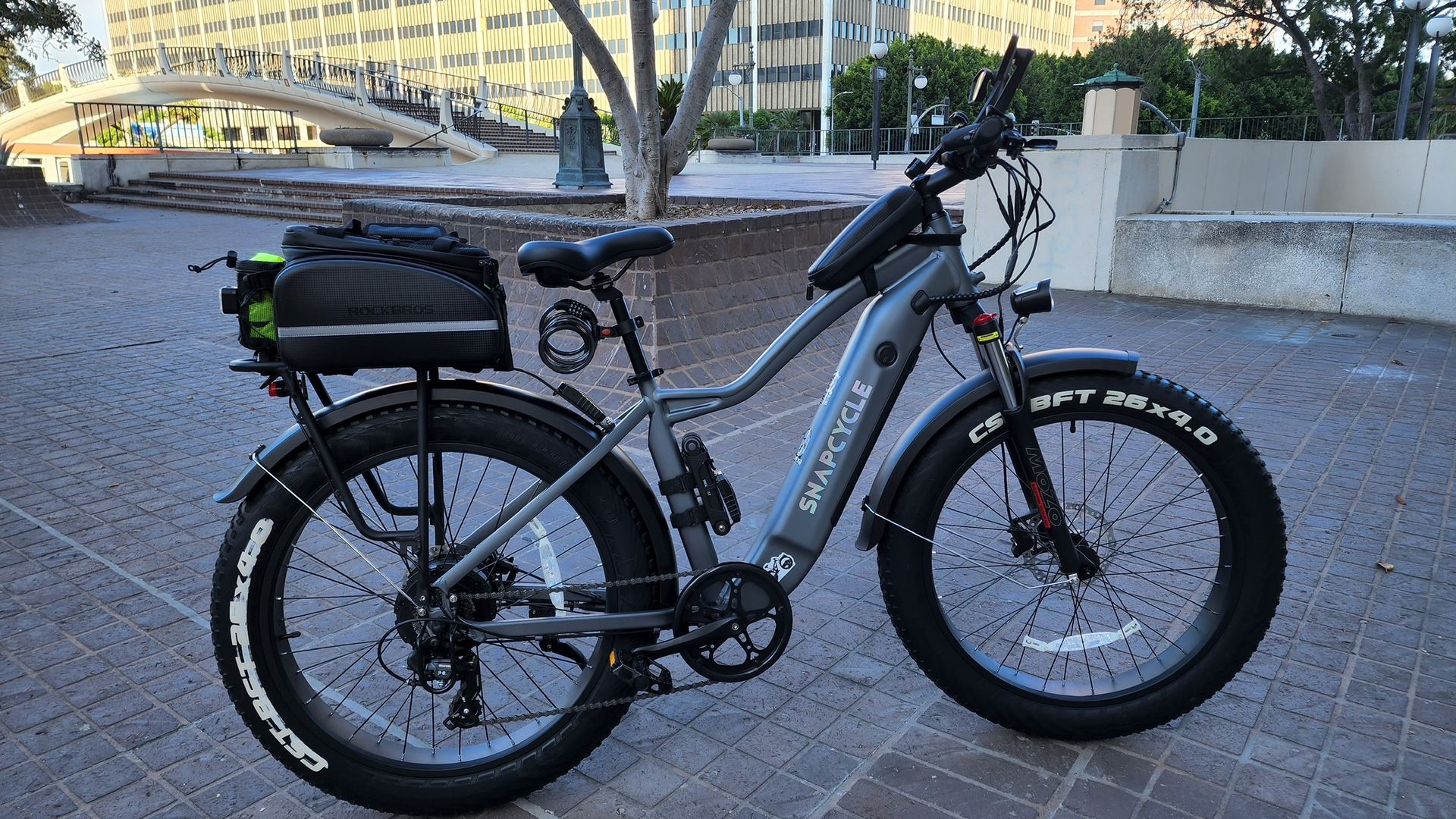 snap on electric bike