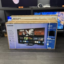 65 INCH SAMSUNG QLED Q70 SMART 4k TVS NEW 