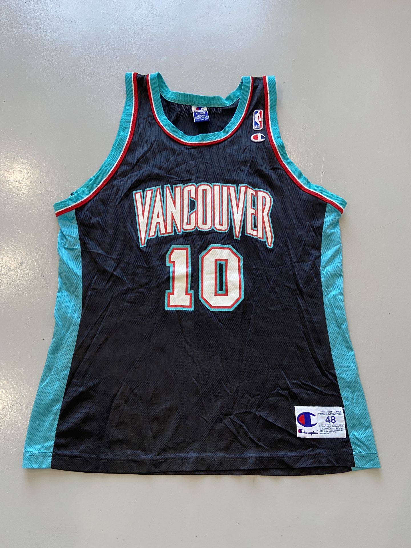 Champion Grizzlies Mike Bibby Jersey XL