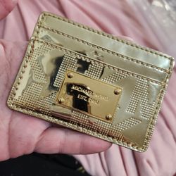 Michael Kors Gold Card Case 