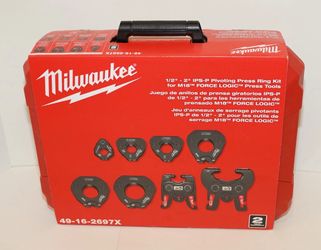 Milwaukee 1/2"-2" IPS-P Pivoting Press Ring Kit 49-16-2697X