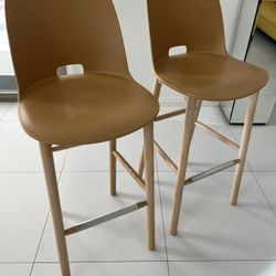 2 Jasper Morrison Alfi High Back Bar Stools  $350 Or Best offer 