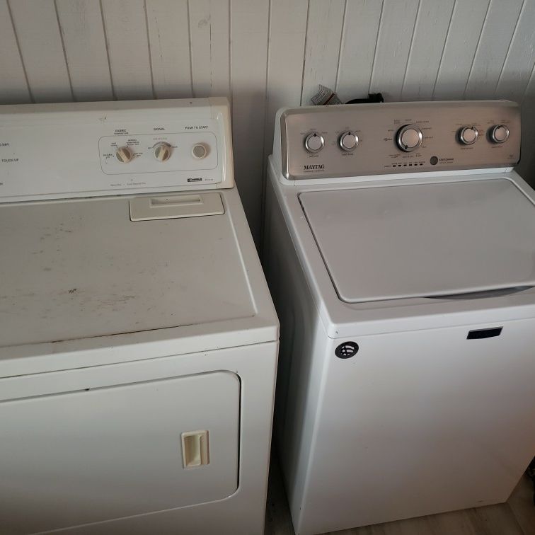 Washer, Dryer And Fridge/freezer Combo.