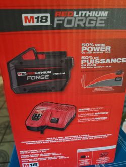 Milwaukee 12.0ah Forge Battery And Fast Charger