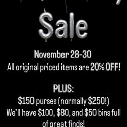 Black Friday Garage Sale 