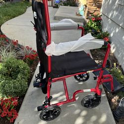 Light weight Wheelchair / transfer chair for seniors, teens recovery -  brand new