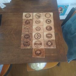 Engraved NFL Teams Mini Coasters 