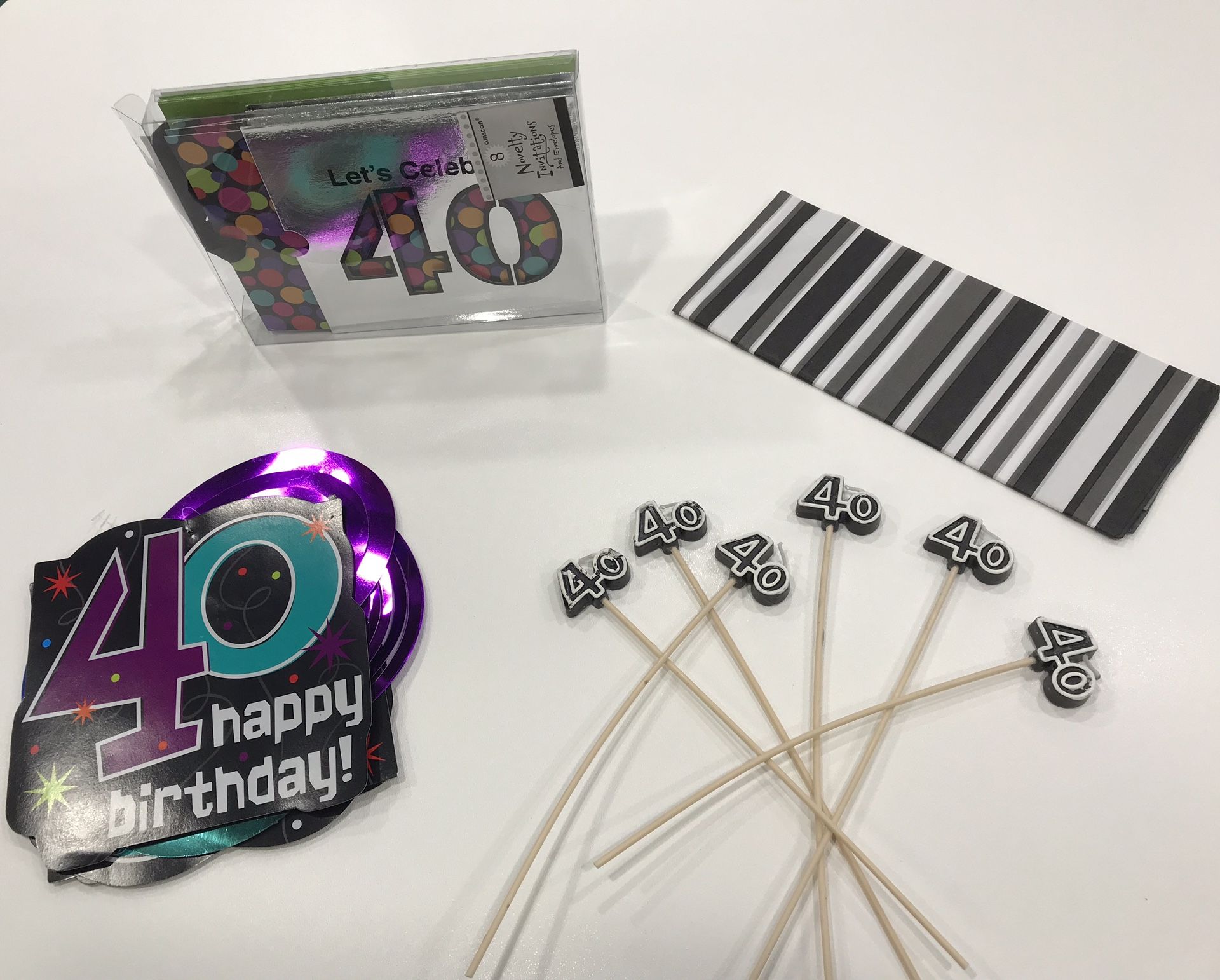 40th Birthday Party Decorations