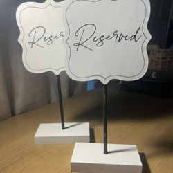 Reserved Sign (2) 