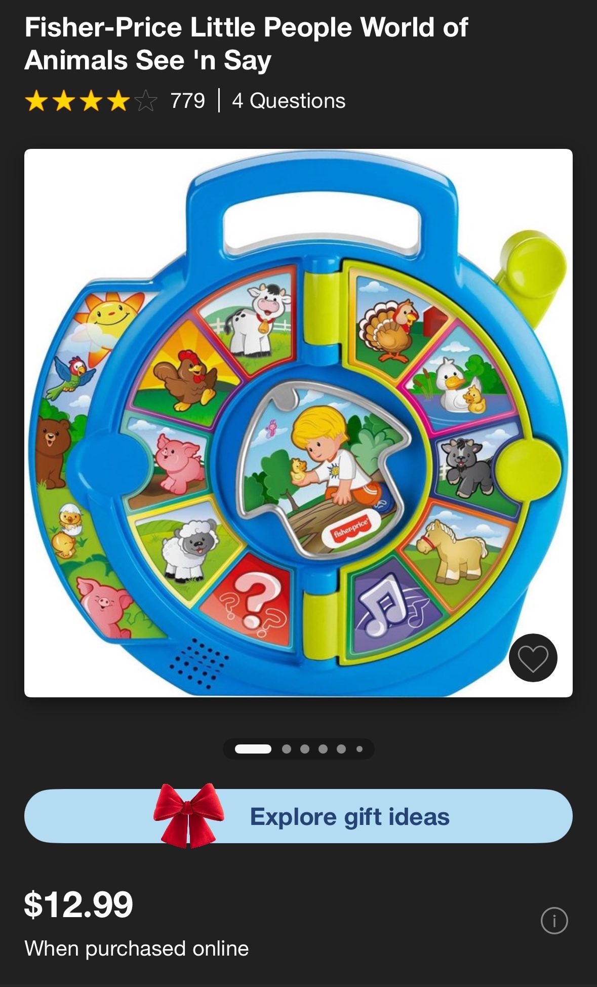 Fisher Price Little People World Of Animals See N’ Say