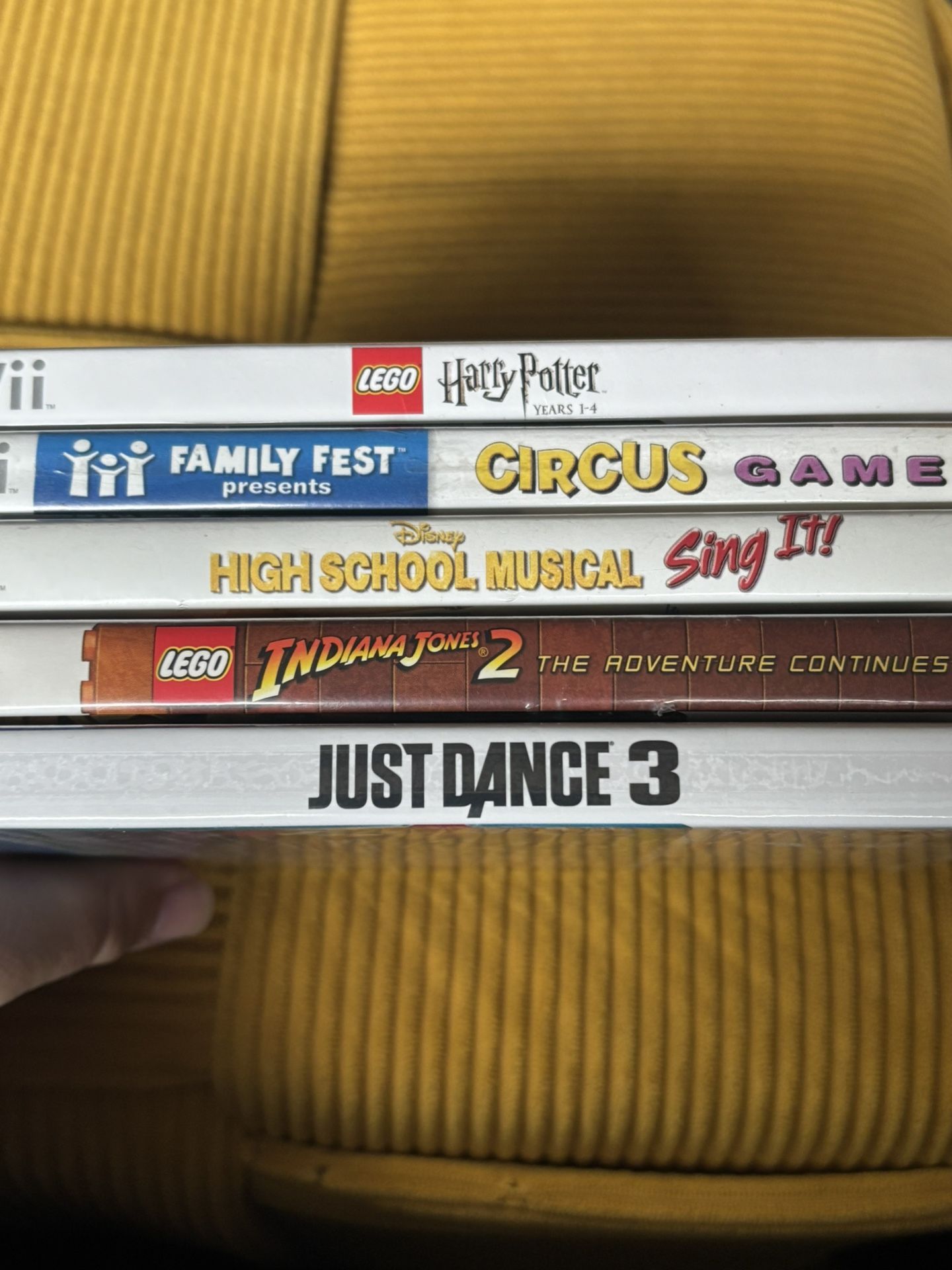 5 Wii Games Read Description