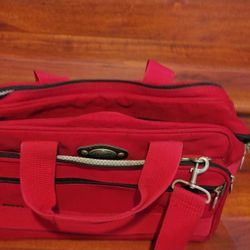 Ricardo Beverly Hills Red Luggage Carry On Travel Bag