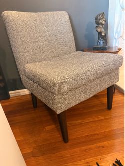 Like New! Tweed Lightweight Accent Chairs (Set of 2)
