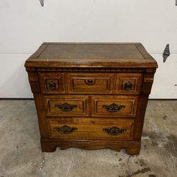 Vintage Wood Accent Chest
