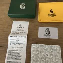 Goyvard Wallet With Box And Recipt