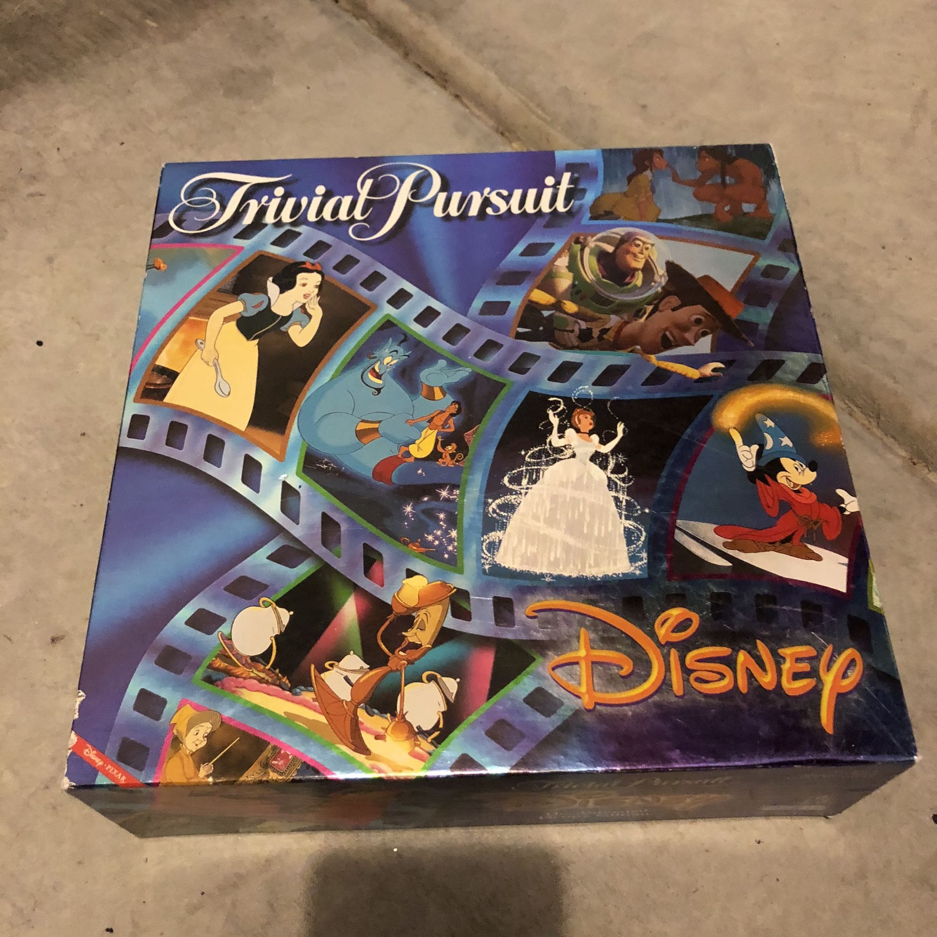 Old Disney Trivial Pursuit Board Game