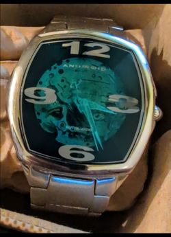 Automatic Watch: Prism Green Crystal (Model: AD506)