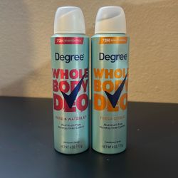 Degree Whole Body Deodorant Spray Rose And Water lily 