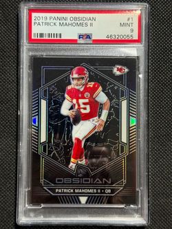 2019 Panini Obsidian /125 SP Patrick Mahomes II #1 PSA 9 MINT Kansas City Chiefs🔥🔥🔥