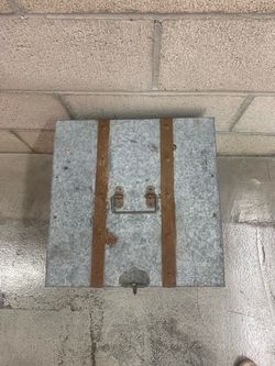 Storage container/metal box/milk box/galvanized box