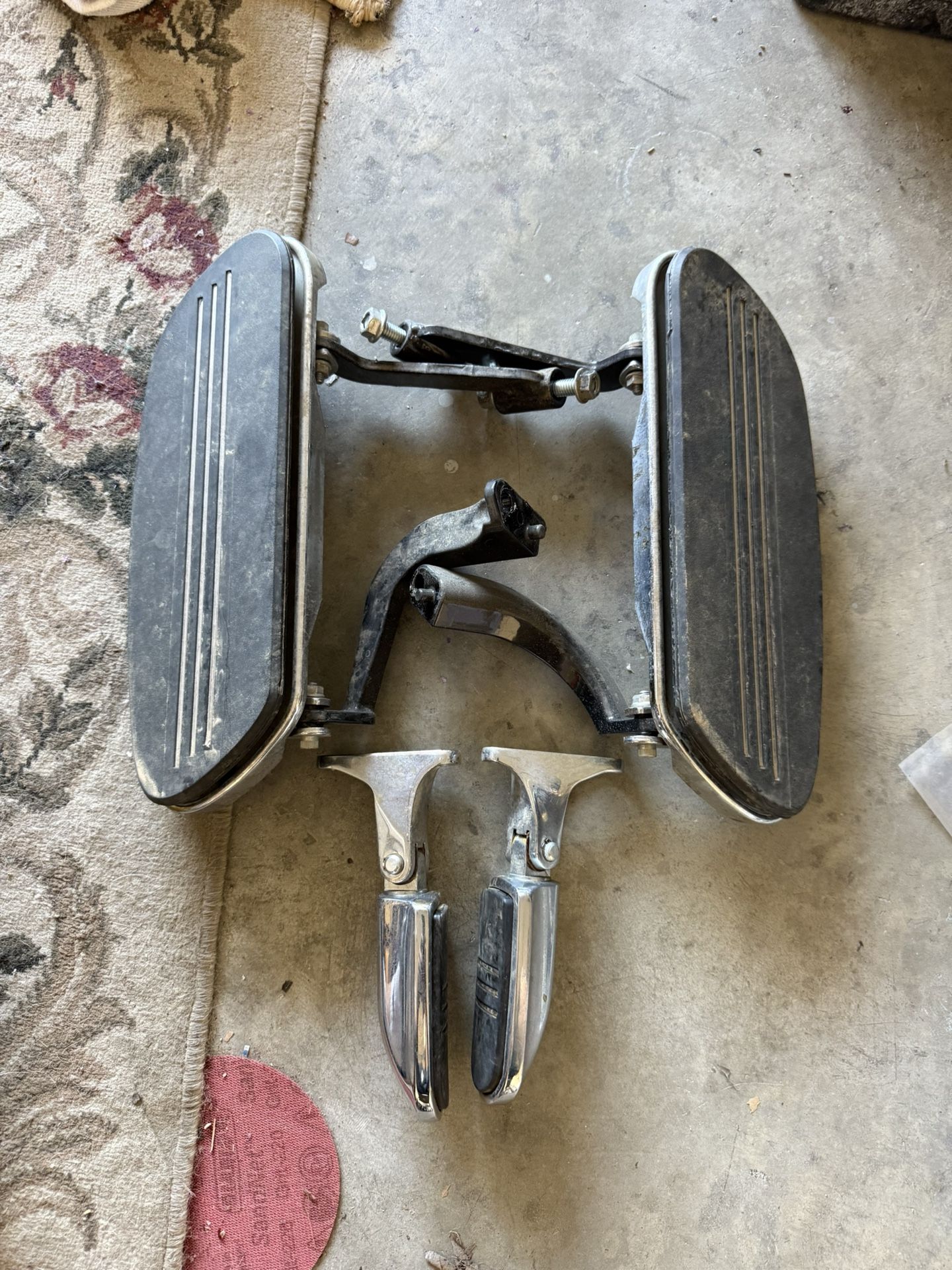 Harley Touring Streamliner Floor Boards And Passenger Pegs