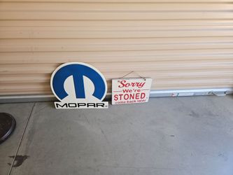 Hanging signs