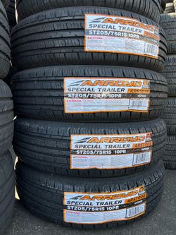 St205/75/15 Arroyo  New Tires Set Of 4 Installed And Balanced Set De 4 Llantas Nuevas Instaladas Y Balanceadas