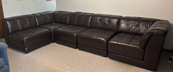 Leather Couch Sectional