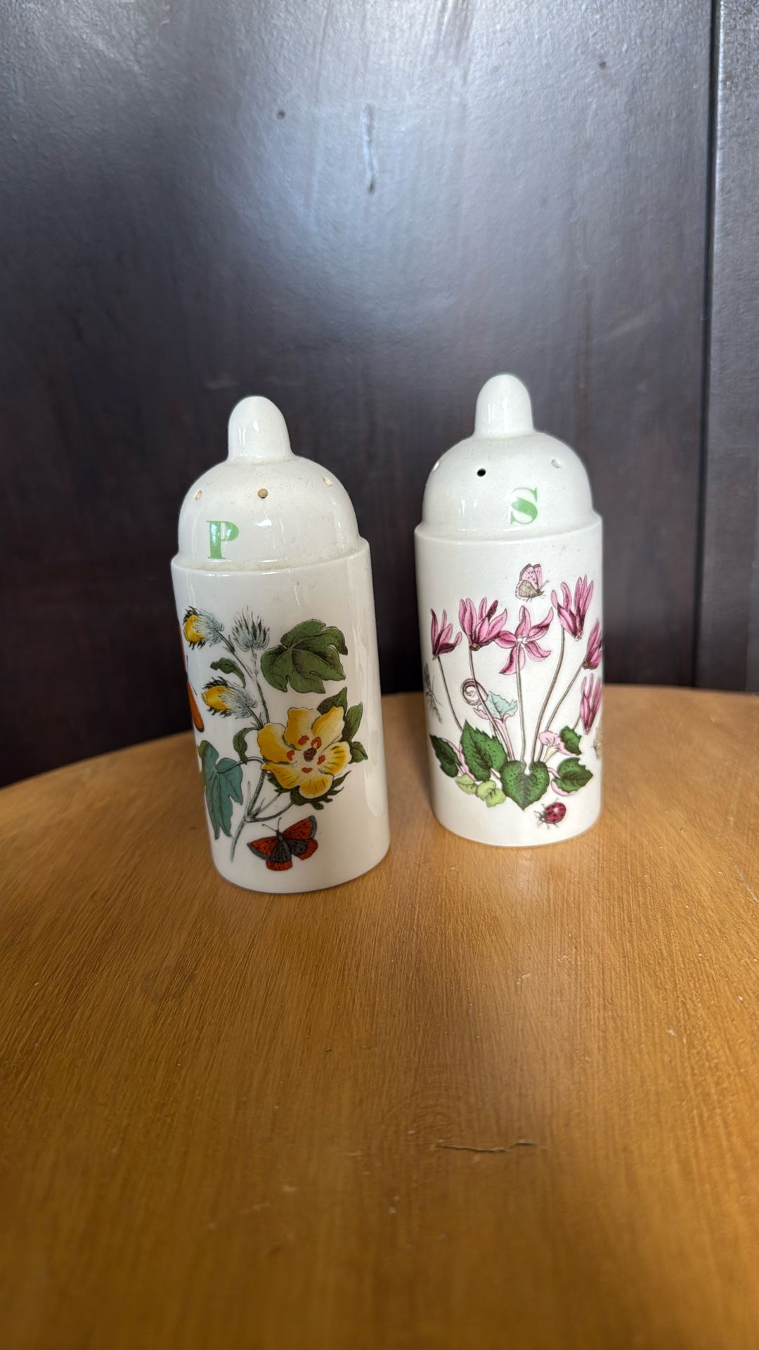 Portmeirion Botanic Garden Salt And Pepper Shakers