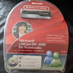 Brand New Microsoft LifeCam NX-3000 Webcam For Laptops